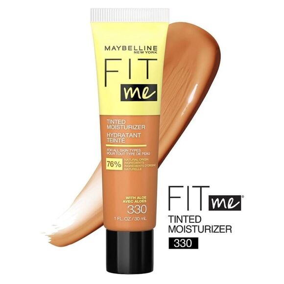 330 Maybelline Fit Me Tinted Moisturizer + Aloe - Picture 1 of 4